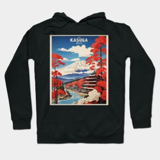 Kasuga Japan Vintage Poster Tourism Hoodie